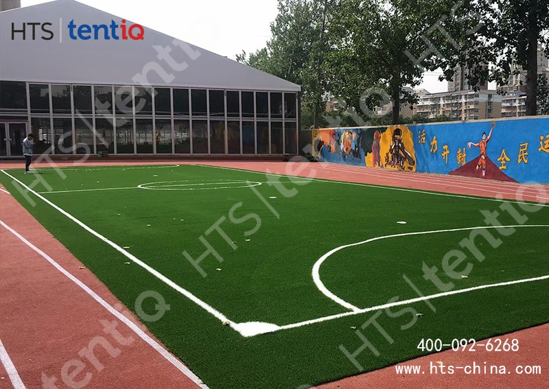 關于篷房籃球館造價，德國華燁篷房廠家有話說