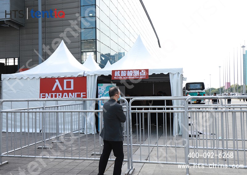 疫情當前，華燁鋁合金篷房助力防控行動！