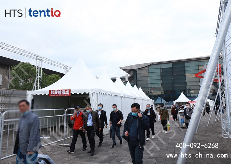 疫情當前，華燁鋁合金篷房助力防控行動！