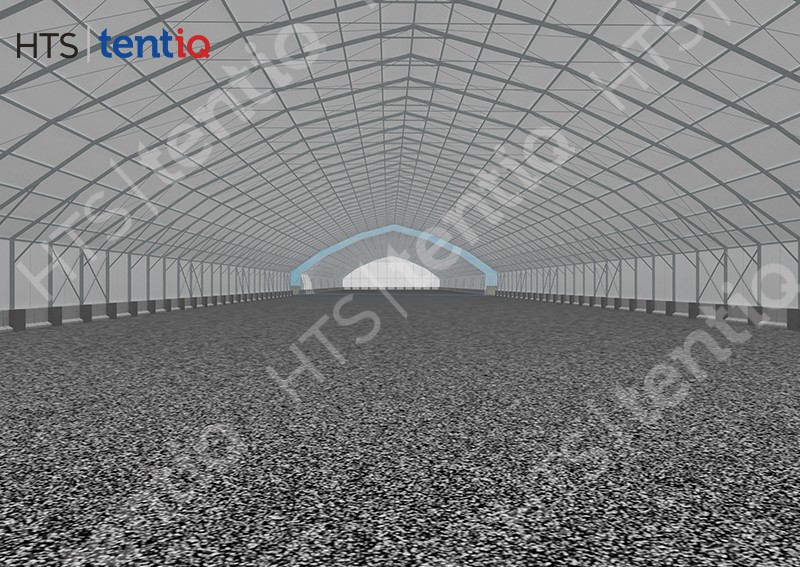 環保儲煤大棚專業解決粉塵環保問題及煤場內的通風問題