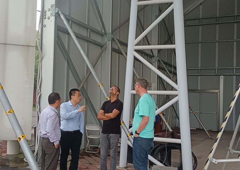 德國總部HTS來昆山華燁篷房調研指導工作 德國總部HTS來昆山華燁篷房調研指導工作