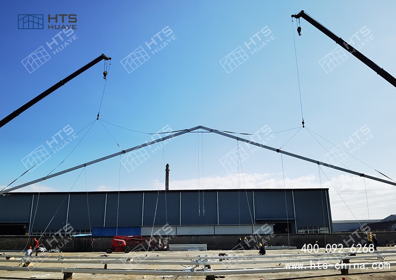 鋁合金結構篷房作為臨時性建筑的一種 鋁合金結構篷房作為臨時性建筑的一種