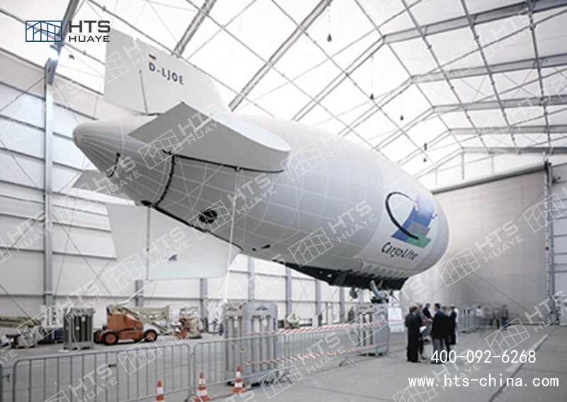 飛機篷房的尺寸可以依據不同的飛機尺寸來量身定做