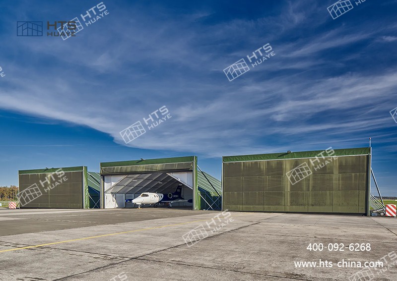 飛機(jī)機(jī)庫(kù)篷房為航空領(lǐng)域提供了高效、靈活、耐用的機(jī)庫(kù)選擇