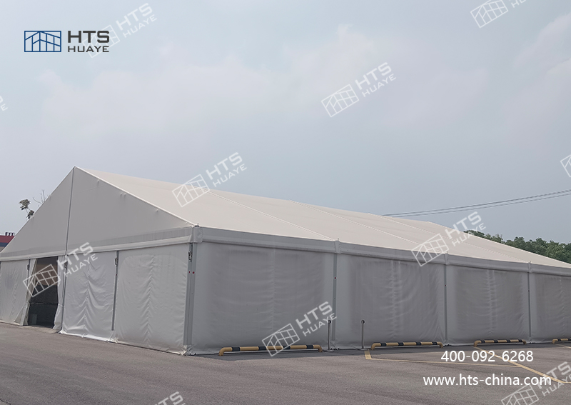 成功打造一座鋁合金倉庫篷房，有效滿足了宜家精密部件臨時倉儲的迫切需求