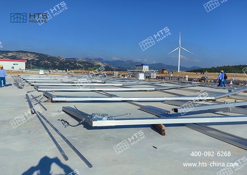 為核電行業提供的第6座倉儲篷房，事實證明“好產品自帶說服力”