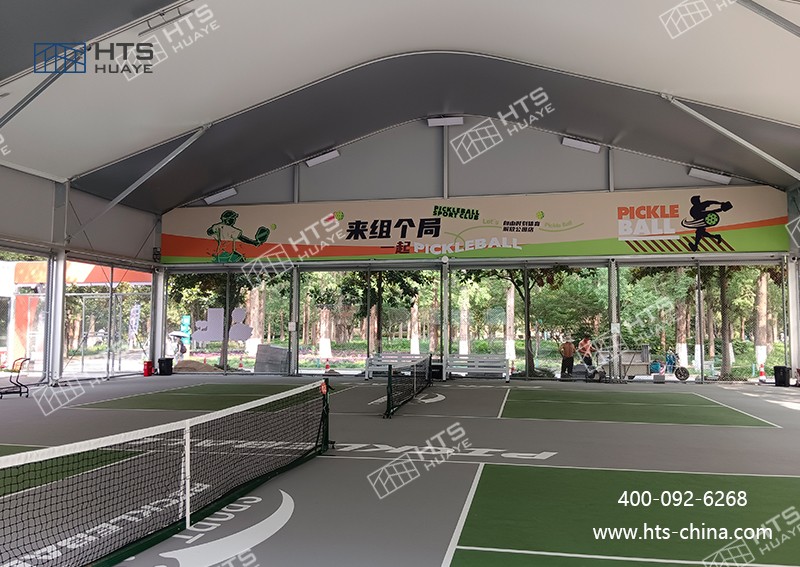 匹克球館篷房徹底打破傳統(tǒng)建筑 “一次性使用” 的局限