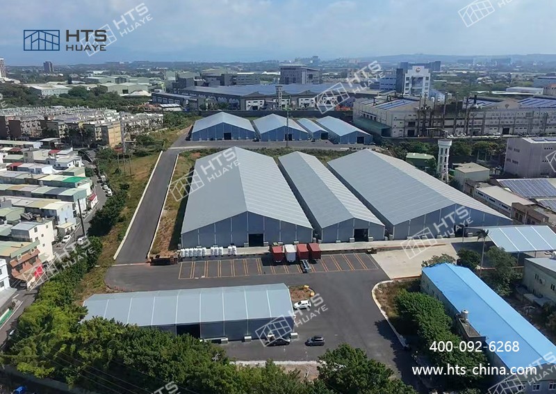 可重復拆卸的鋁合金倉庫篷房完美解決企業 “燃眉之急”