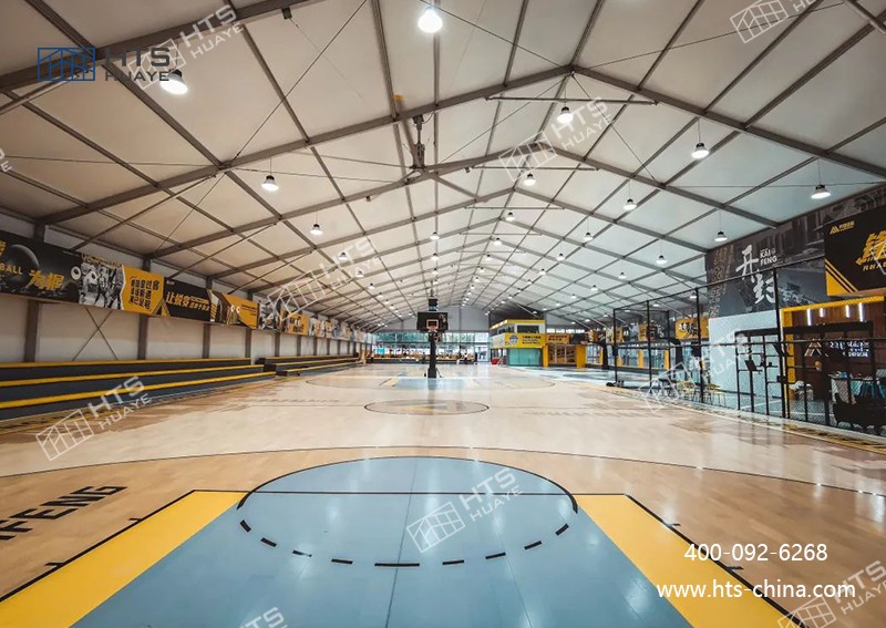 篷房球館建造效率碾壓鋼結構，20天打造專業級球館